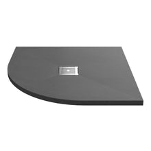 Hudson Reed Slim Quadrant Trays Quad Shower Tray 900 X 900mm Contemp Grey Slate Acrylic Capped Abs Caco3 And Pu - JJ Building Materials