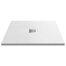 Hudson Reed Slim Square Trays Square Shower Tray 900 X 900mm Contemp White Slate Acrylic Capped Abs Caco3 And Pu - JJ Building Materials