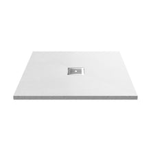 Hudson Reed Slim Square Trays Square Shower Tray 900 X 900mm Contemp White Slate Acrylic Capped Abs Caco3 And Pu - JJ Building Materials