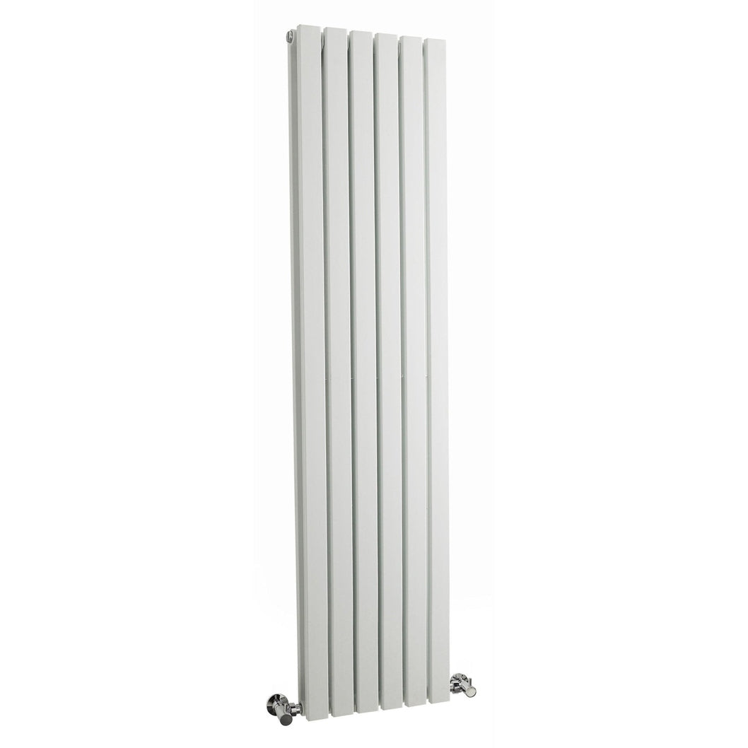 Hudson Reed Sloane Double Panel Designer Radiator Contemp White Steel 1500x354x72mm - JJ Building Materials