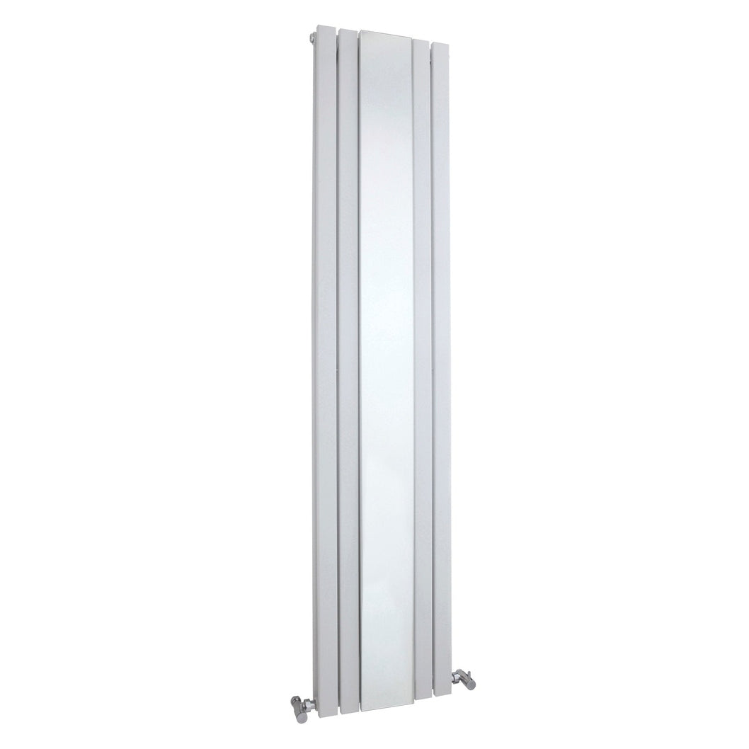 Hudson Reed Sloane Double Panel Designer Radiator Contemp White Steel 1800x381x81mm - JJ Building Materials
