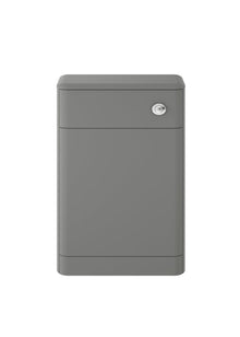 Hudson Reed Solar 550mm Wc Unit Contemp Cool Grey MDF Vinyl Smooth Matt 800x550x200mm - JJ Building Materials