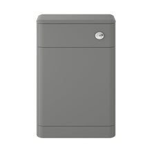 Hudson Reed Solar 550mm Wc Unit Contemp Cool Grey MDF Vinyl Smooth Matt 800x550x200mm - JJ Building Materials