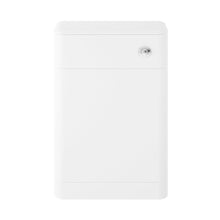 Hudson Reed Solar 550mm Wc Unit Contemp Pure White MDF Vinyl Smooth Matt 800x550x200mm - JJ Building Materials
