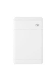 Hudson Reed Solar 550mm Wc Unit Contemp Pure White MDF Vinyl Smooth Matt 800x550x200mm - JJ Building Materials