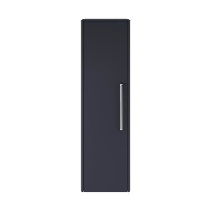 Hudson Reed Solar Wall Hung 350mm Tall Unit Contemp Indigo Blue MDF Vinyl Smooth Matt 1200x350x250mm - JJ Building Materials