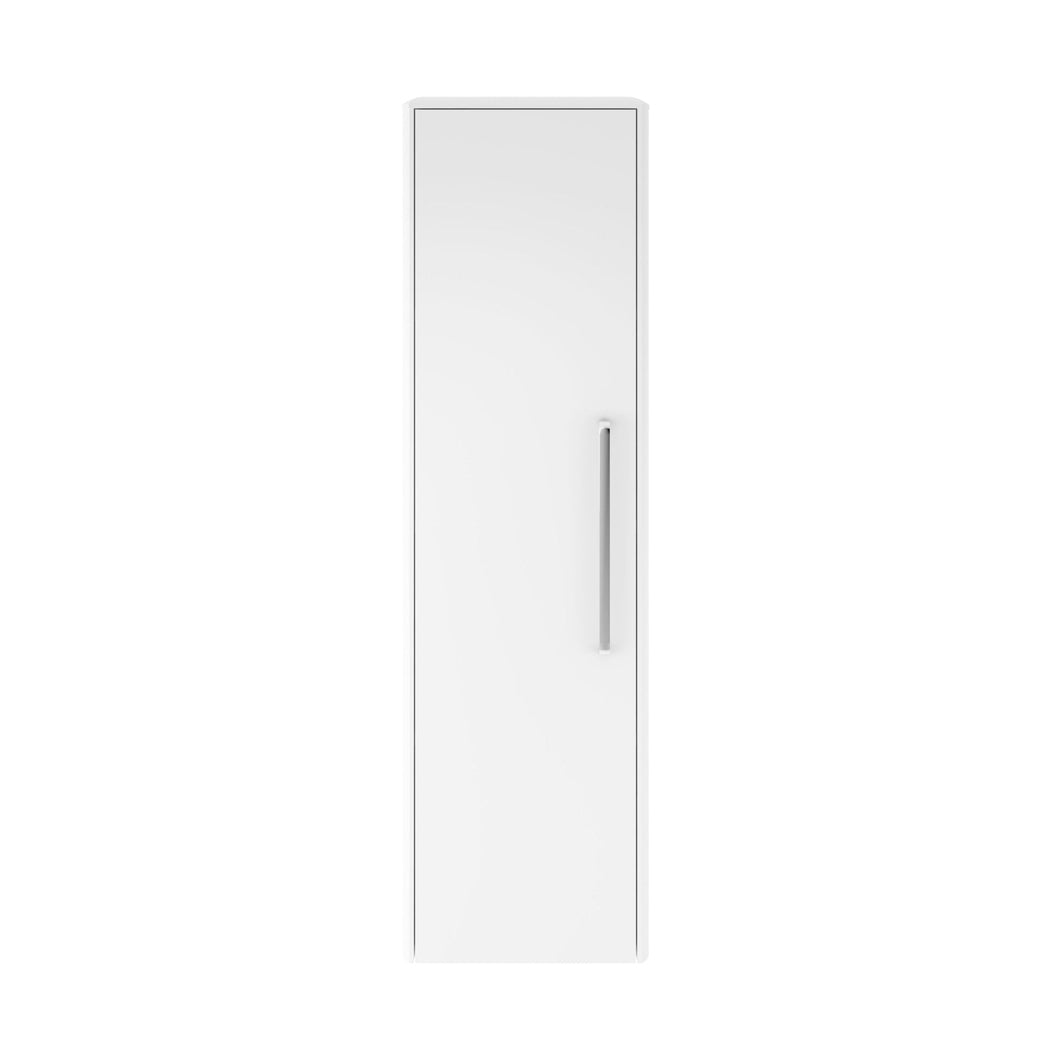 Hudson Reed Solar Wall Hung 350mm Tall Unit Contemp Pure White MDF Vinyl Smooth Matt 1200x350x250mm - JJ Building Materials