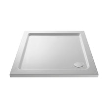 Hudson Reed Square Trays Square Shower Tray 800 X 800mm Contemp White Acrylic Capped Abs Caco3 And Pu - JJ Building Materials