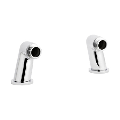 Hudson Reed Tap Extras Inlet Leg Contemp Chrome Brass 50x47x77mm - JJ Building Materials