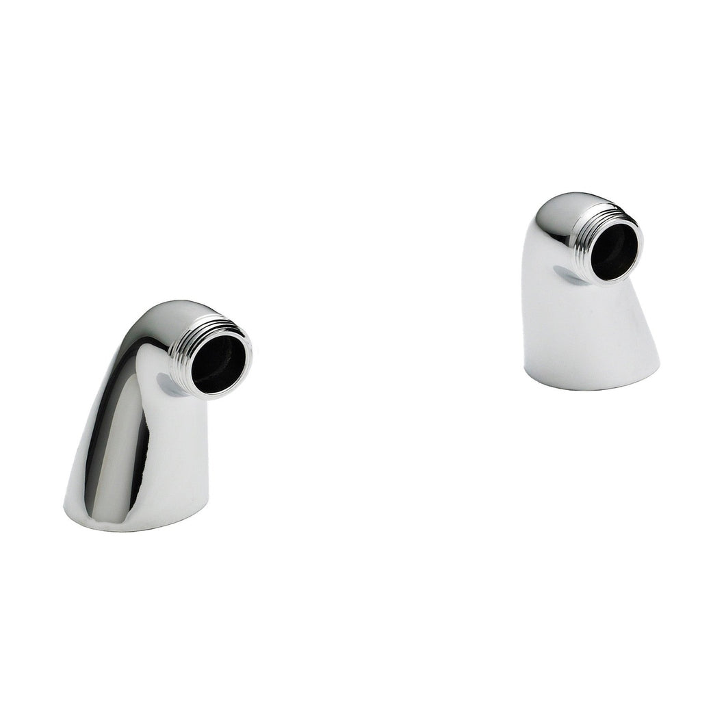 Hudson Reed Tap Extras Inlet Leg Contemp Chrome Brass 55x45x85mm - JJ Building Materials