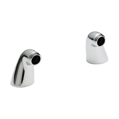 Hudson Reed Tap Extras Inlet Leg Contemp Chrome Brass 55x45x85mm - JJ Building Materials