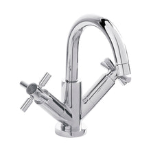 Hudson Reed Tec Crosshead Mono Basin Mixer Contemp Chrome Brass 217x230x175mm - JJ Building Materials
