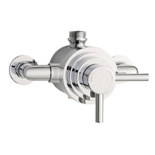 Hudson Reed Tec Dual Exposed Thermostatic Shower Valve Contemp Chrome Brass 140x155x140mm - JJ Building Materials