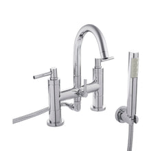 Hudson Reed Tec Lever Bath Shower Mixer Contemp Chrome Brass 320x230x220mm - JJ Building Materials