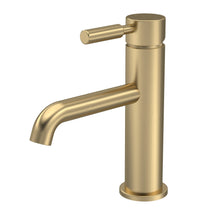 Hudson Reed Tec Lever Mono Basin Mixer Contemp Brushed Brass Brass 150x45x145mm - JJ Building Materials