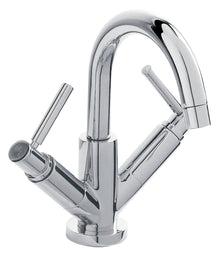 Hudson Reed Tec Lever Mono Basin Mixer Contemp Chrome Brass 217x260x175mm - JJ Building Materials