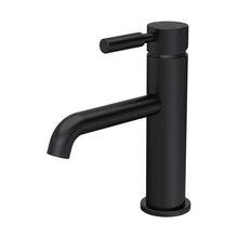 Hudson Reed Tec Lever Mono Basin Mixer Contemp Matt Black Brass 150x45x145mm - JJ Building Materials