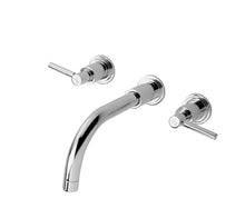 Hudson Reed Tec Lever Wall Mounted Basin Mixer Contemp Chrome Brass 106x320x260mm - JJ Building Materials