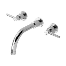 Hudson Reed Tec Lever Wall Mounted Basin Mixer Contemp Chrome Brass 106x320x260mm - JJ Building Materials