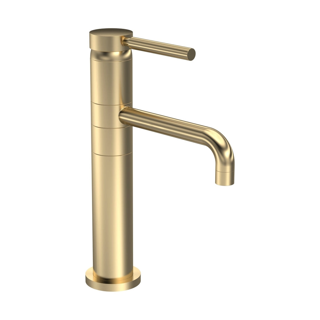 Hudson Reed Tec Single Lever High Rise Mixer Contemp Brushed Brass Brass,plastic 315x55x220mm - JJ Building Materials