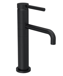 Hudson Reed Tec Single Lever High Rise Mixer Contemp Matt Black Brass,plastic 315x55x220mm - JJ Building Materials