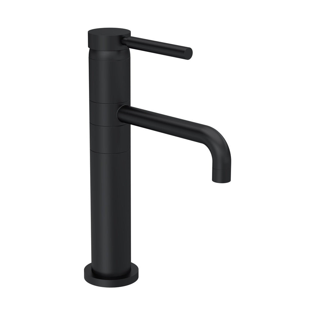 Hudson Reed Tec Single Lever High Rise Mixer Contemp Matt Black Brass,plastic 315x55x220mm - JJ Building Materials