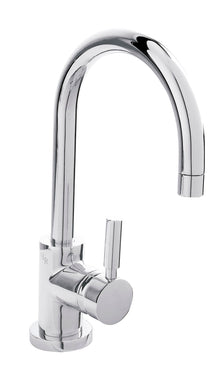 Hudson Reed Tec Single Lever Mono Basin Mixer Contemp Chrome Brass,plastic 288x53x188mm - JJ Building Materials