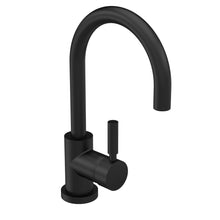 Hudson Reed Tec Single Lever Mono Basin Mixer Contemp Matt Black Brass 292x50x190mm - JJ Building Materials