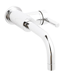 Hudson Reed Tec Single Lever Wall Mounted Basin Mixer Contemp Chrome Brass,plastic 210x55x200mm - JJ Building Materials