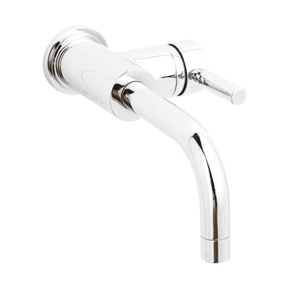 Hudson Reed Tec Single Lever Wall Mounted Basin Mixer Contemp Chrome Brass,plastic 210x55x200mm - JJ Building Materials