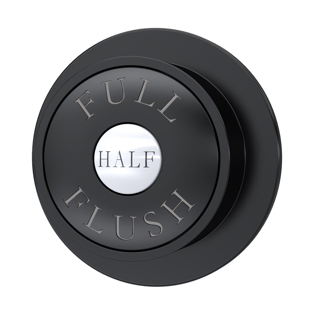 Hudson Reed Toilet Accessories Black Dual Flush Button Trad Abs 72x72x85mm - JJ Building Materials