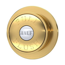 Hudson Reed Toilet Accessories Brushed Brass Dual Flush Button Trad Abs 72x72x85mm - JJ Building Materials