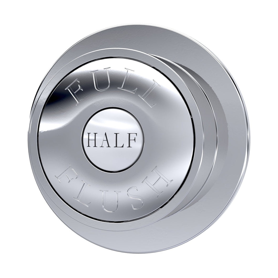Hudson Reed Toilet Accessories Chrome Dual Flush Button Trad Abs 72x72x85mm - JJ Building Materials