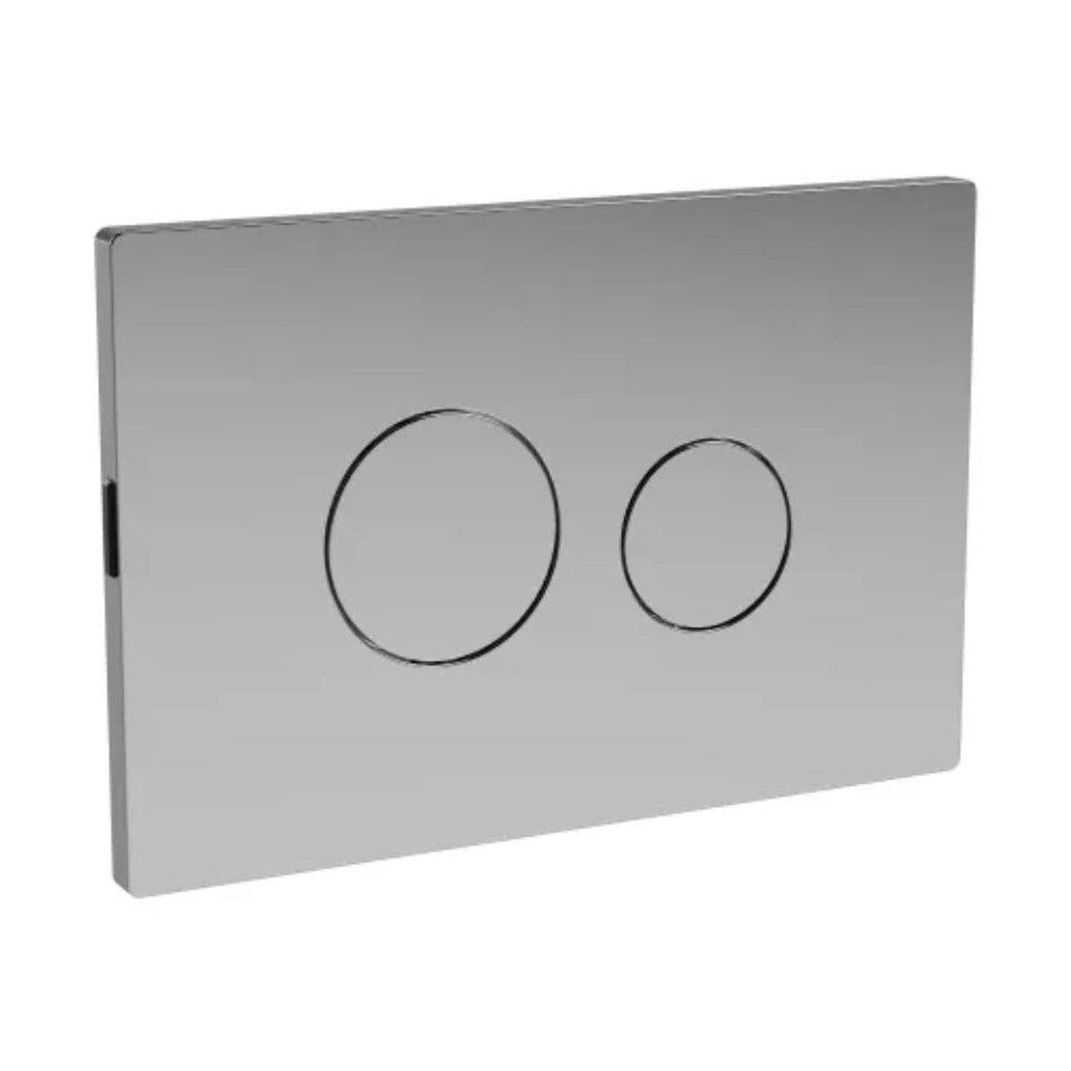 Hudson Reed Toilet Accessories Chrome Round Plate For Pneumatic Dual Flush Contemp Abs 70x70x99mm - JJ Building Materials