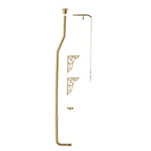 Hudson Reed Toilet Accessories High Level Flush Pipe Pack Trad Brushed Brass Brass 1683x80x205mm - JJ Building Materials
