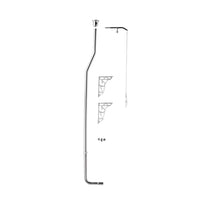 Hudson Reed Toilet Accessories High Level Flush Pipe Pack Trad Chrome Brass 1390x80x112mm - JJ Building Materials