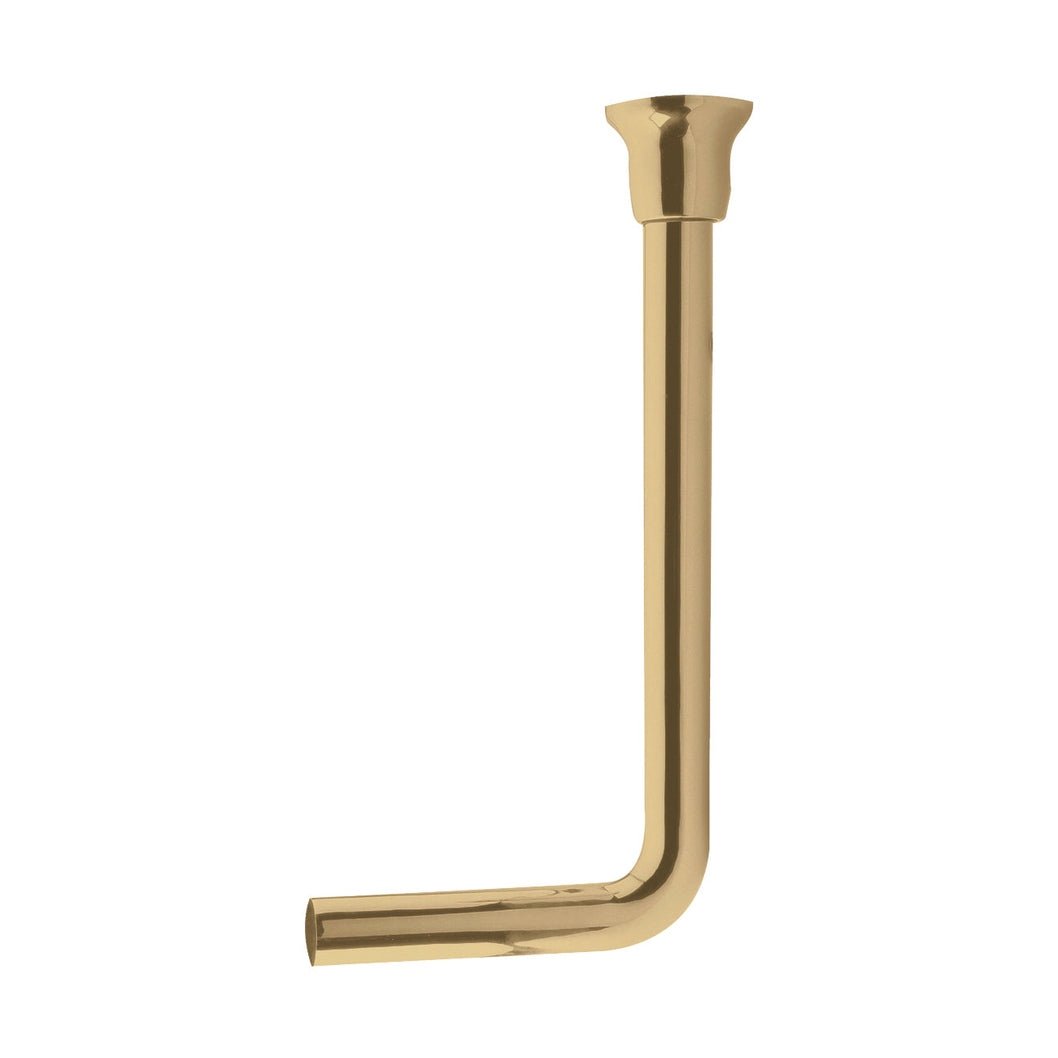 Hudson Reed Toilet Accessories Low Level Flush Pipe Pack Trad Brushed Brass Brass 480x81x220mm - JJ Building Materials