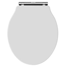 Hudson Reed Toilet Seats Chancery Toilet Seat Trad White MDF Vinyl,zinc Alloy - JJ Building Materials