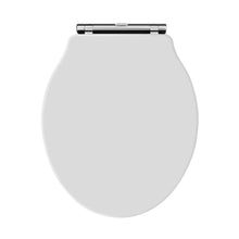 Hudson Reed Toilet Seats Chancery Toilet Seat Trad White MDF Vinyl,zinc Alloy - JJ Building Materials