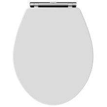 Hudson Reed Toilet Seats Richmond Toilet Seat Trad White MDF Vinyl,zinc Alloy - JJ Building Materials