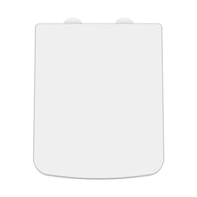 Hudson Reed Toilet Seats Square Soft Close Seat Contemp Gloss White Urea 70x358x435mm - NCH198W - JJ Building Materials