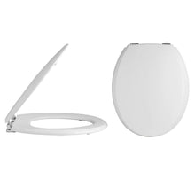 Hudson Reed Toilet Seats Trad Toilet Seat Chrome Hinges White Wood,zinc Alloy - JJ Building Materials