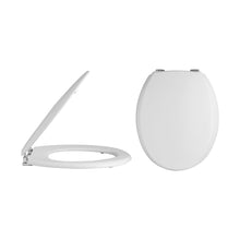 Hudson Reed Toilet Seats Trad Toilet Seat Chrome Hinges White Wood,zinc Alloy - JJ Building Materials