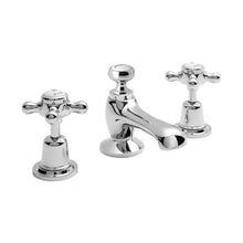 Hudson Reed Topaz 3 Tap Hole Basin Mixer Trad Chrome Brass 94x246x140mm - BC307DX - JJ Building Materials