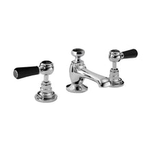 Hudson Reed Topaz 3 Tap Hole Basin Mixer Trad Chrome Brass 94x246x140mm - BC407HL - JJ Building Materials