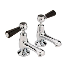Hudson Reed Topaz Basin Taps Trad Chrome Brass 122x66x119mm - BC401DL - JJ Building Materials