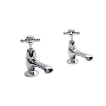 Hudson Reed Topaz Basin Taps Trad Chrome Brass 141x66x119mm - BC301DX - JJ Building Materials