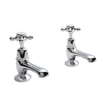 Hudson Reed Topaz Basin Taps Trad Chrome Brass 141x66x119mm - BC301DX - JJ Building Materials