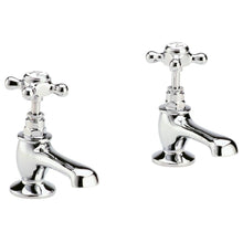 Hudson Reed Topaz Basin Taps Trad Chrome Brass 141x66x119mm - BC301HX - JJ Building Materials