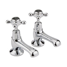 Hudson Reed Topaz Basin Taps Trad Chrome Brass 141x66x119mm - BC401DX - JJ Building Materials
